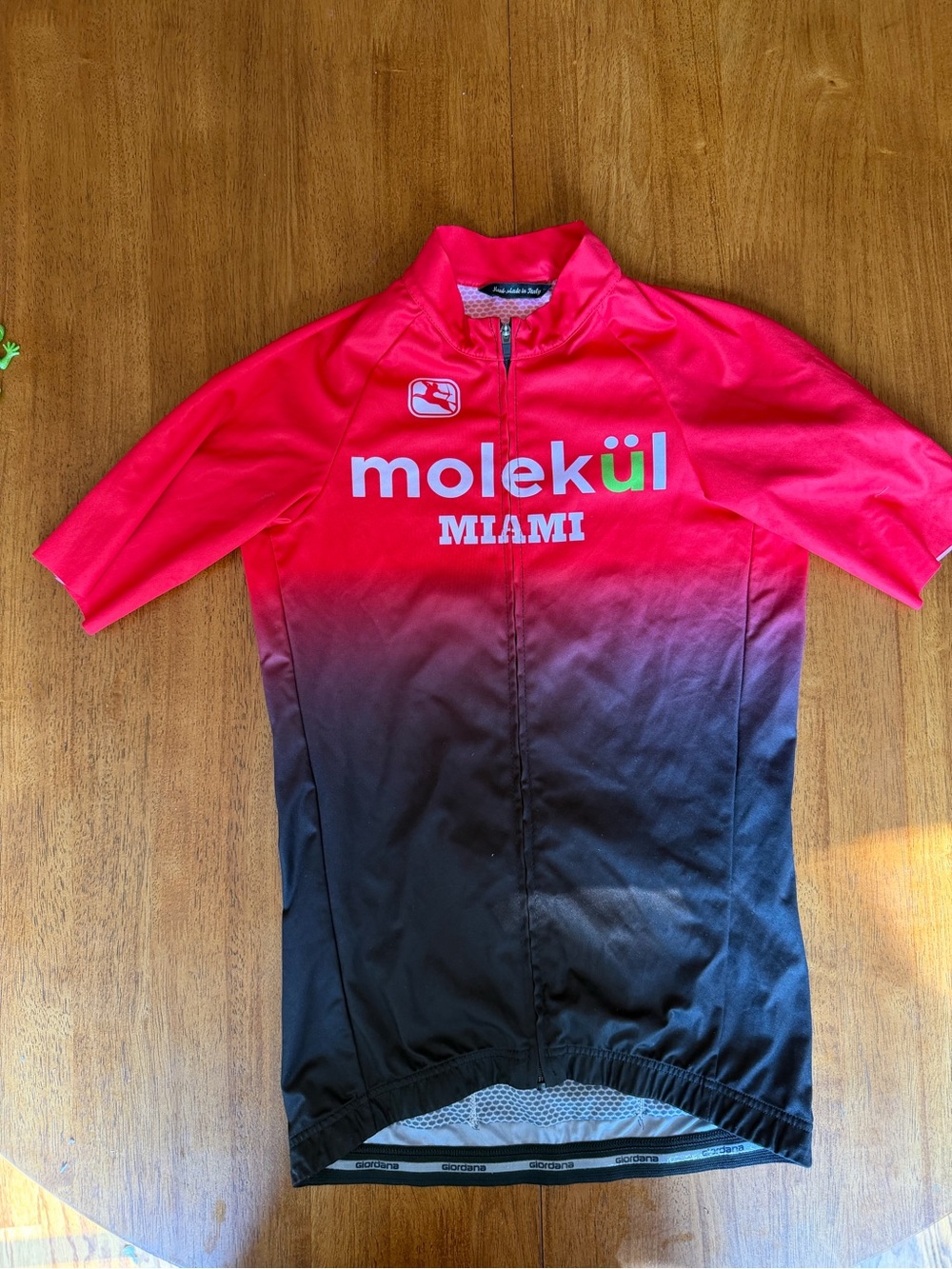 molekül Miami Women's Red to Black Gradient Cycling Jersey